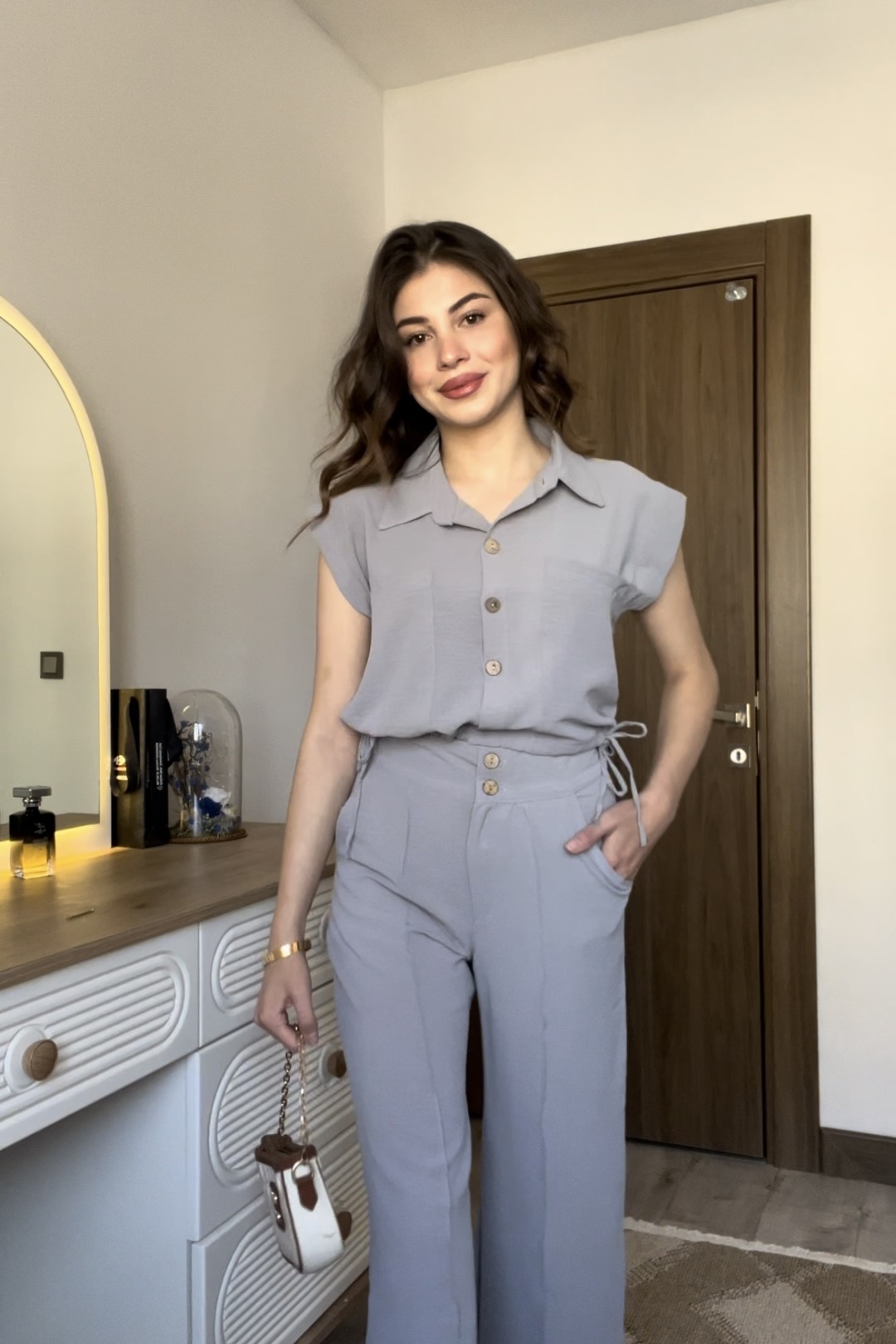 Gri renk brshka takım